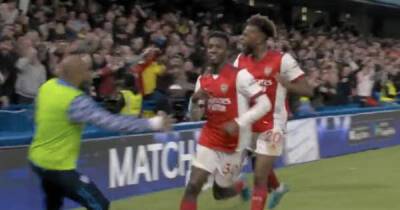 Ralf Rangnick - Jake Paul - Jurgen Klopp - Conor Macgregor - Alexandre Lacazette - Eddie Nketiah - Alexandre Lacazette's touchline reaction spotted as Eddie Nketiah nets Arsenal brace - msn.com - Russia - Ukraine