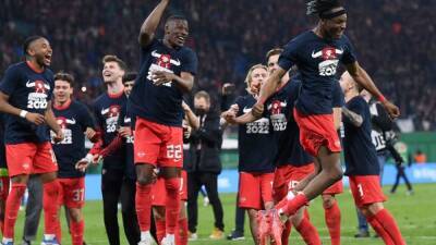 Christopher Nkunku - Emil Forsberg - Taiwo Awoniyi - Late Forsberg goal sends Leipzig into German Cup final - channelnewsasia.com - Sweden - Germany - Nigeria - county Union