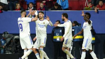 Real Madrid close in on La Liga title with win at Osasuna