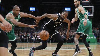 Kevin Durant - Jayson Tatum - Jaylen Brown - Ime Udoka - Bruce Brown - Celtics rally in 2nd half, beat Nets for 2-0 series lead - foxnews.com -  Boston