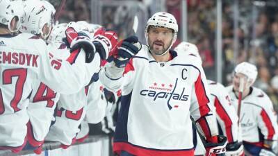 Alex Ovechkin - Wayne Gretzky - Washington Capitals' Alex Ovechkin oldest player to score 50 goals with record-tying ninth such campaign - espn.com - Washington - Los Angeles -  Las Vegas -  Washington - county Pacific
