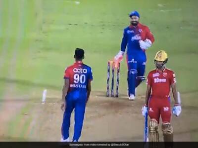 Watch: Rishabh Pant Can't Hold Back His Grin While Completing Easy Run-Out vs Punjab Kings