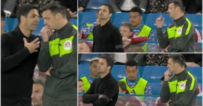 Timo Werner - Andreas Christensen - Mikel Arteta - Eddie Nketiah - Aaron Ramsdale - Chelsea 2-4 Arsenal: Mikel Arteta's exchange with 4th official goes viral - givemesport.com