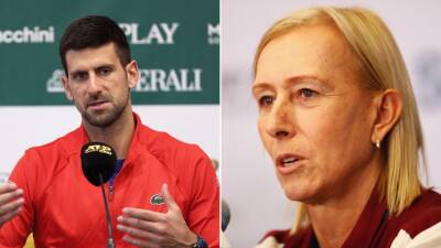 Wimbledon: "Devastated" Martina Navratilova slams Russian ban