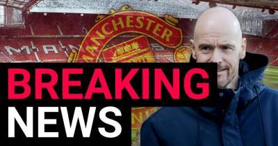Erik ten Hag appointed Manchester United boss on three-year deal