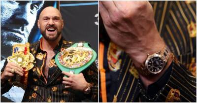 Tyson Fury wore incredibly expensive Rolex for Dillian Whyte press conference