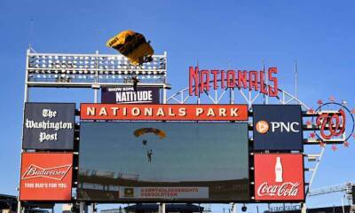 US Capitol evacuated as baseball parachute display seen as ‘probable threat’