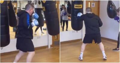Ricky Hatton - Ricky Hatton return: Footage of the 43-year-old shows there's a lot of work to do - givemesport.com - Manchester