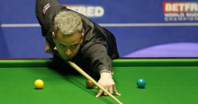 Noppon Saengkham beats Luca Brecel to book place in World Snooker Championship second round
