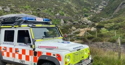 Mountain rescue scramble to Dovestone Reservoir after adult and child fall down 'treacherous' trail