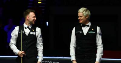 Judd Trump questions Neil Robertson's chances at World Snooker Championship