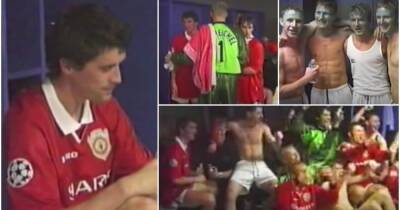 Roy Keane v Juventus: Dressing room footage after Champions League heroics for Man Utd