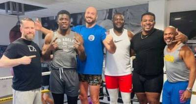 Anthony Joshua - Joseph Parker - Eddie Hall - Inside 'frightening' Tyson Fury training camp sparring for Dillian Whyte world title fight - msn.com - Usa - Congo