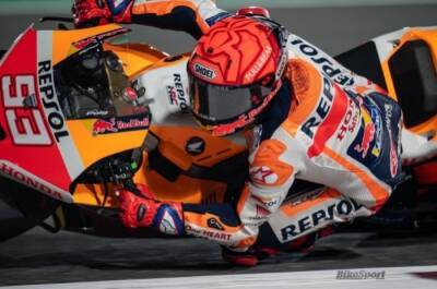 MotoGP Portimao: Marquez commands wet first practice