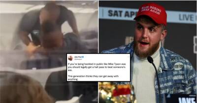 Jake Paul - Mike Tyson - Mike Tyson plane attack: Jake Paul's reaction is surprisingly spot on - givemesport.com - San Francisco -  San Francisco