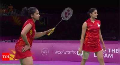 Sikki Reddy, Ashwini Ponnappa withdraw from Uber Cup due to injury - timesofindia.indiatimes.com - India -  Bangkok
