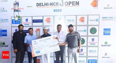 Manu Gandas shoots 68 to register convincing four-shot win at Delhi-NCR Open