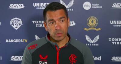 Every word of Gio van Bronckhorst's Rangers press conference as he demands respect for referees