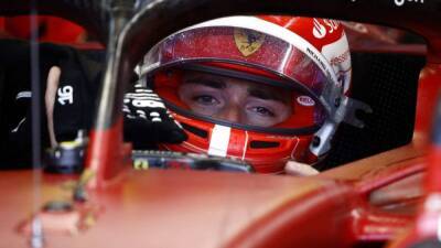 Motor racing: Leclerc leads Ferrari one-two in wet Imola practice