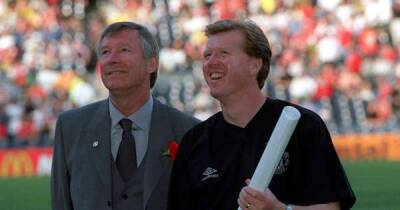 Sir Alex Ferguson told Steve McClaren to "sit down" during 1999 Champions League final