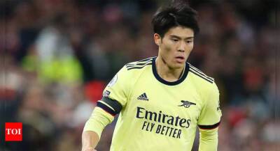 Mikel Arteta - Alexandre Lacazette - Tottenham Hotspur - Takehiro Tomiyasu in contention to return against United, says Arteta - timesofindia.indiatimes.com - Manchester