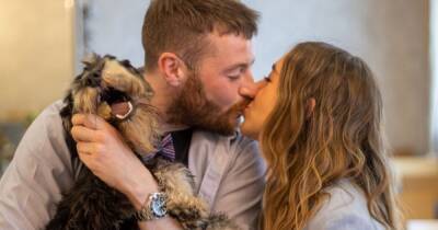 Miniature schnauzer makes history by leading couple down the aisle at Salford Register Office