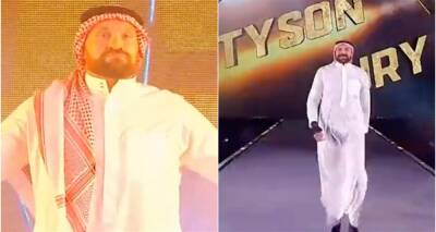 Tyson Fury - Drew Macintyre - Tyson Fury's spine-tingling entrance before WWE debut - givemesport.com - Saudi Arabia