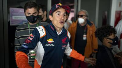 MotoGP | Márquez: "En agua se va como se puede"