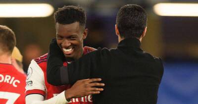 Mikel Arteta - Ian Wright - Pierre Emerick Aubameyang - Alexandre Lacazette - Eddie Nketiah - Paul Merson - Merson tells Arteta to play striker who reminds him of Ian Wright - msn.com