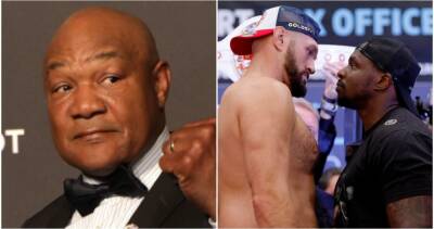 Tyson Fury vs Dillian Whyte: George Foreman discusses 'biggest question mark' going into Saturday