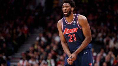 76ers' Embiid to play through thumb injury against Raptors in Game 4: reports