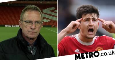 Ralf Rangnick makes decision on Harry Maguire ahead of Arsenal clash