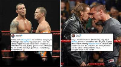 Randy Orton - John Cena - Randy Orton receives beautiful tweets from John Cena & Triple H - givemesport.com