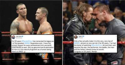 Randy Orton - John Cena - John Cena & Triple H have both posted beautiful tributes to Randy Orton for 20th anniversary - msn.com