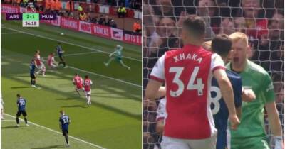 Aaron Ramsdale channeled his inner Martin Keown straight after Bruno Fernandes' woeful penalty