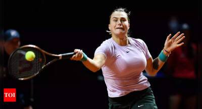Iga Swiatek - Ashleigh Barty - Paula Badosa - Sabalenka into second consecutive Stuttgart final - timesofindia.indiatimes.com - Germany