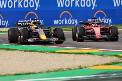 What a pass! Verstappen wins Imola sprint race after brilliant overtake on Leclerc