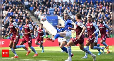 Aston Villa - Steven Gerrard - Jamie Vardy - James Maddison - Kasper Schmeichel - Ollie Watkins - EPL: Leicester held to goalless draw by Aston Villa - timesofindia.indiatimes.com