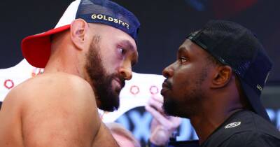 Tyson Fury breaks silence at Wembley ahead of Dillian Whyte fight and sends Tommy Fury message