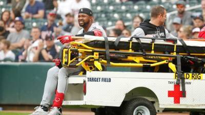 White Sox OF Jiménez carted off after hamstring injury - tsn.ca - county White - state Minnesota -  Minneapolis