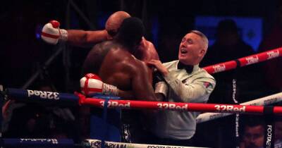 Tyson Fury's brother tosses water on Dillian Whyte during Wembley fight