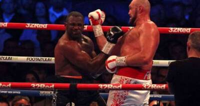 Photos of Tyson Fury's incredible Dillian Whyte knockout with uppercut in sixth round