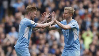 Man City's De Bruyne and Ake played through fitness issues, says Guardiola