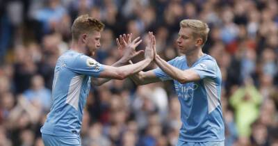 Soccer-Man City's De Bruyne and Ake played through fitness issues, says Guardiola