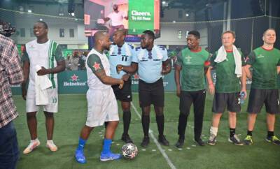 Fans relish Champions League Trophy tour experience with Okocha, Seedorf