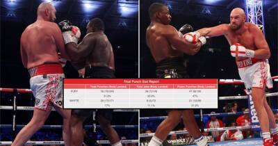 Tyson Fury - Dillian Whyte - Tyson Fury vs Dillian Whyte: Punching statistics - givemesport.com