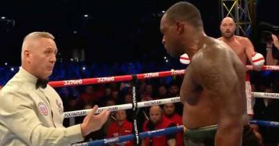 Tyson Fury pleaded with ref to stop Dillian Whyte fight after brutal knockdown