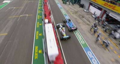 Lewis Hamilton pitlane scare as FIA hit Esteban Ocon with penalty for near collision