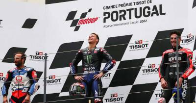 Quartararo: Portugal MotoGP win “special” after “tough to accept” 2022 form
