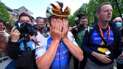 Remco Evenepoel soars to sensational win at Liege-Bastogne-Liege after nasty Julian Alaphilippe crash